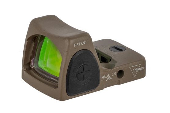 Trijicon 6.5 MOA RMR Type 2 Adjustable LED sniper red dot sight is designed to survive punishing handgun slide use